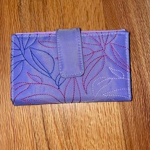 Purple Floral Wallet by Travelon